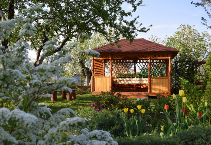 Gazebo en bois