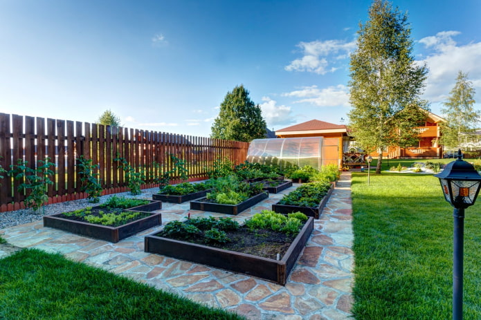 jardin à la campagne