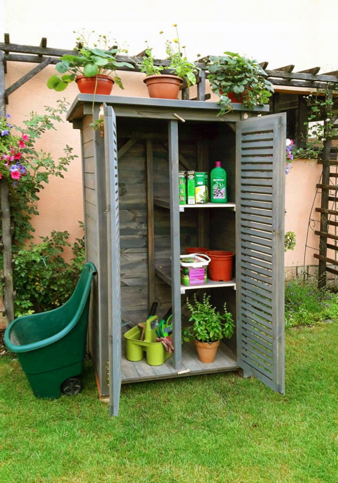 Armoire à outils de jardin