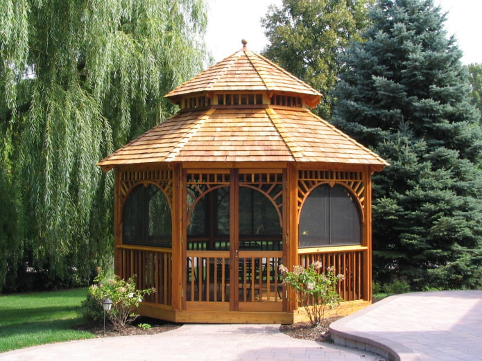 gazebo fermé