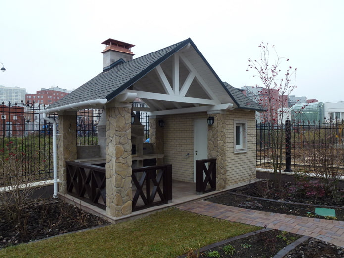 gazebo en pierre