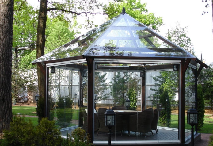 gazebo en verre