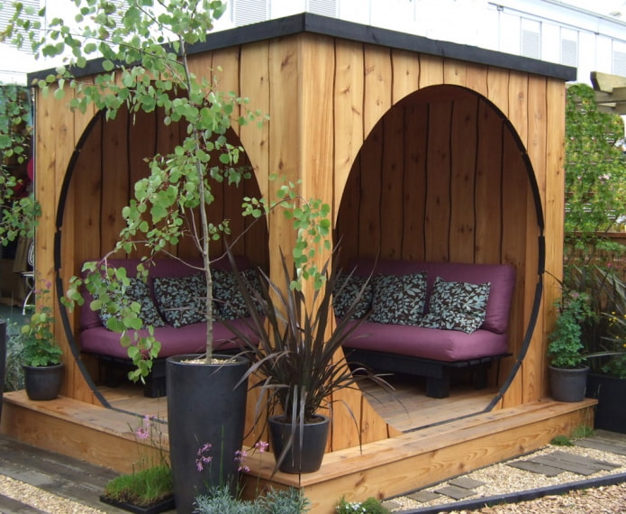 gazebo de jardin insolite