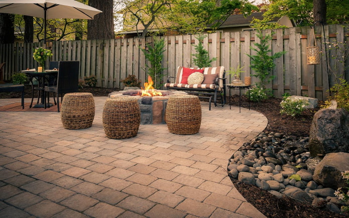 terrasse à la maison