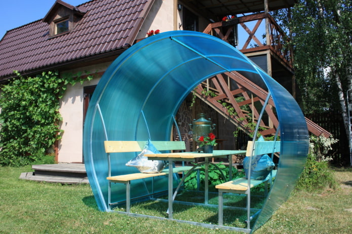 Gazebo en polycarbonate