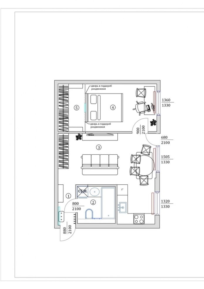 Appartement après planification