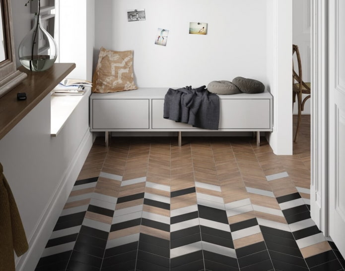 pagtula ng herringbone tile