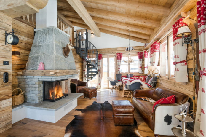 maison de campagne de style chalet