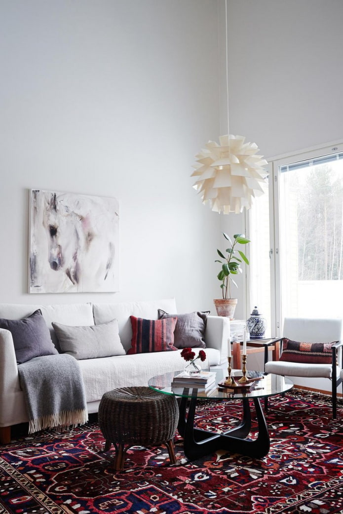 tapis de style scandi