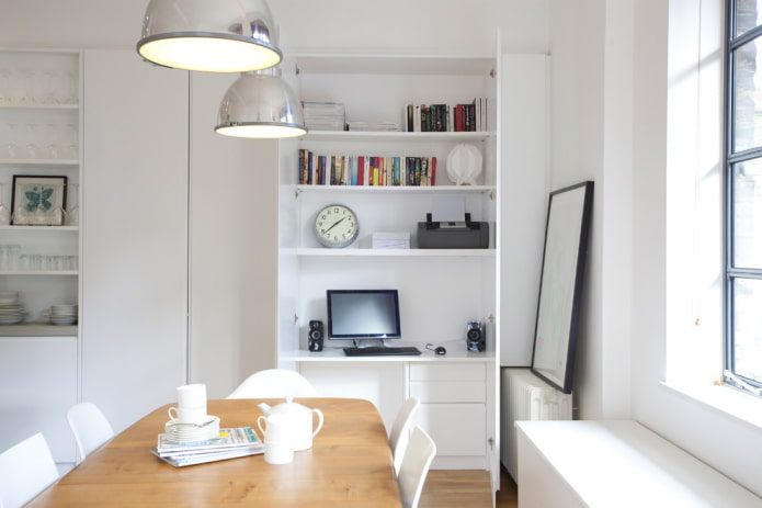 Mini-armoire dans la cuisine