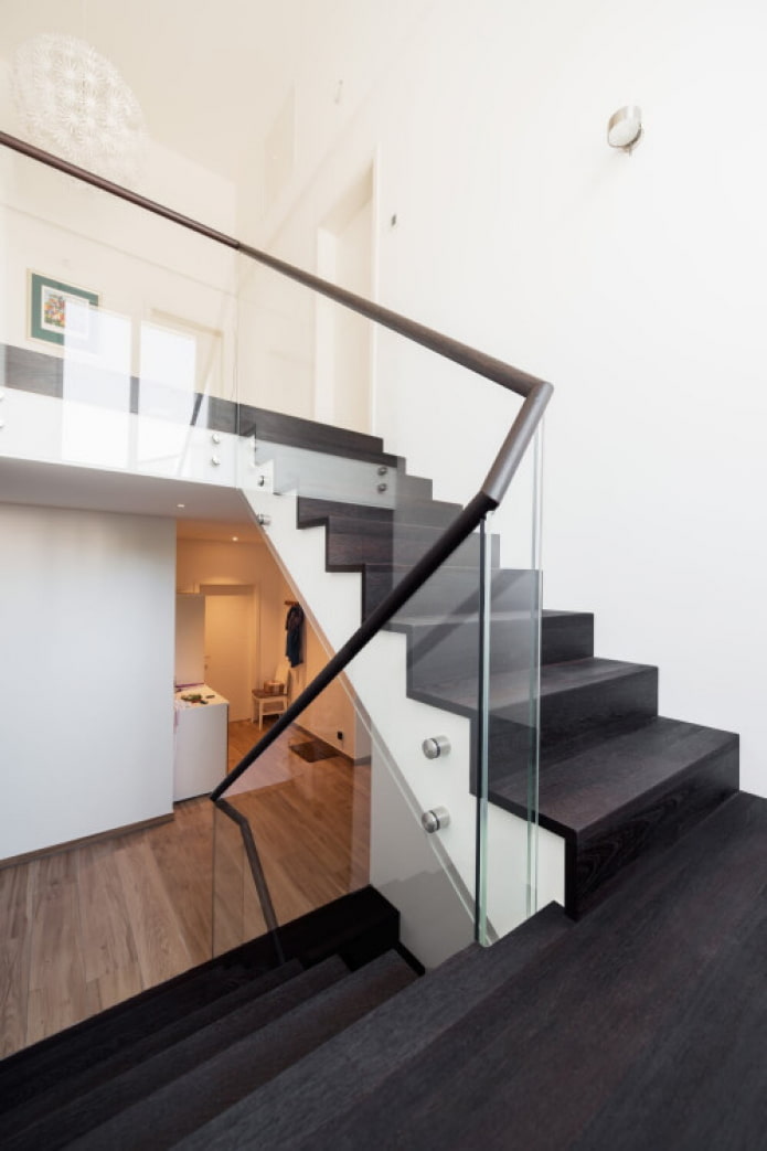 escalier moderne dans la maison