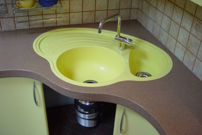 lavabo double rond