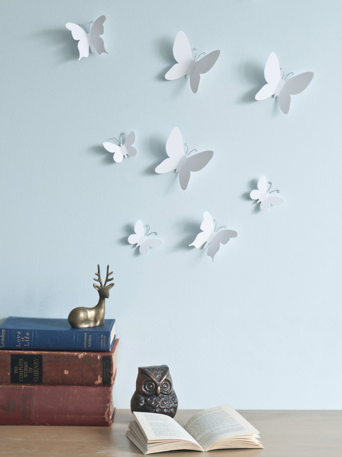 papillons en papier