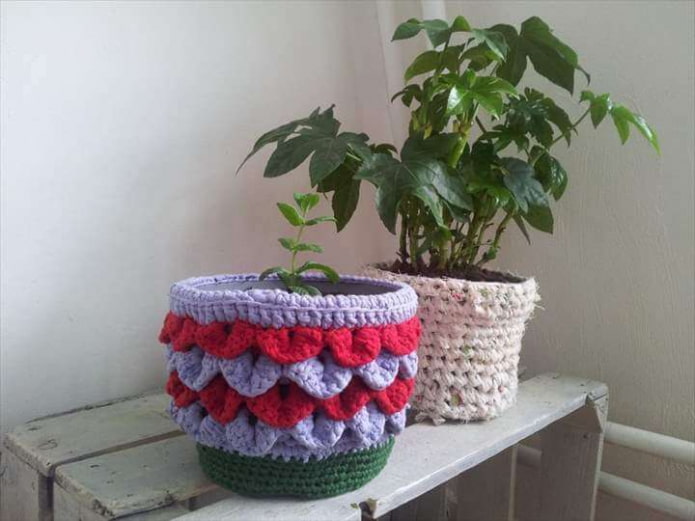 porte-pot au crochet