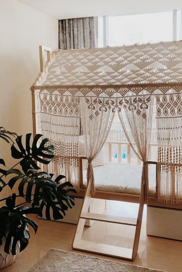 macramé de la maison des enfants