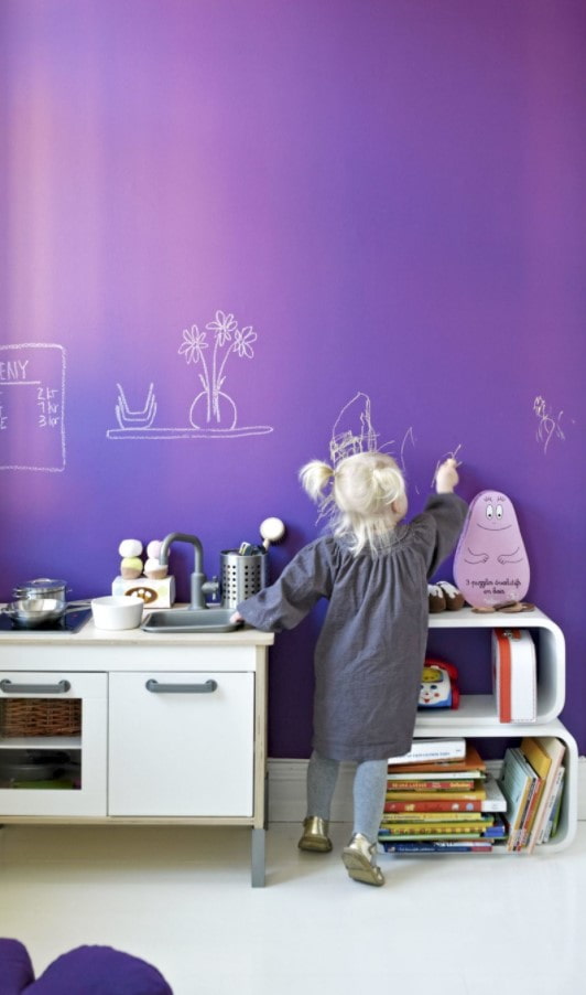 peinture ardoise violette