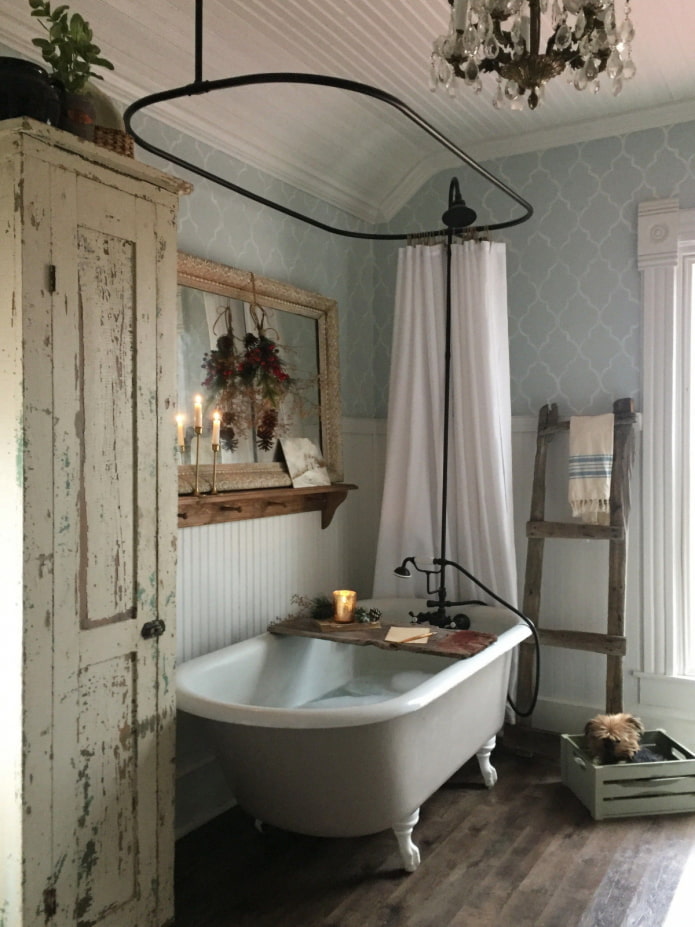 salle de bain vintage