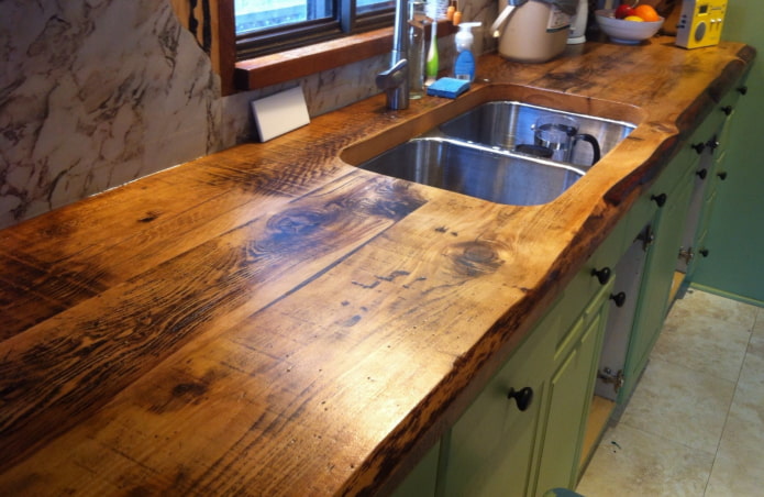 Plateau de table en bois