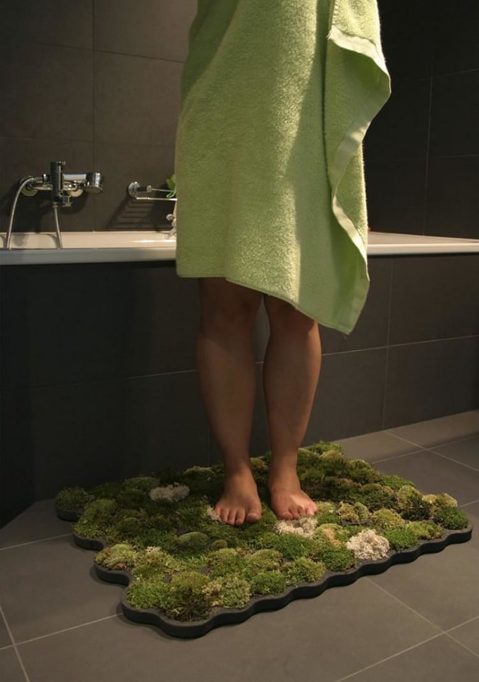 tapis de salle de bain insolite