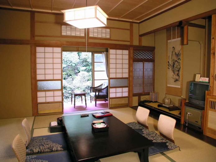 Style japonais à l'intérieur