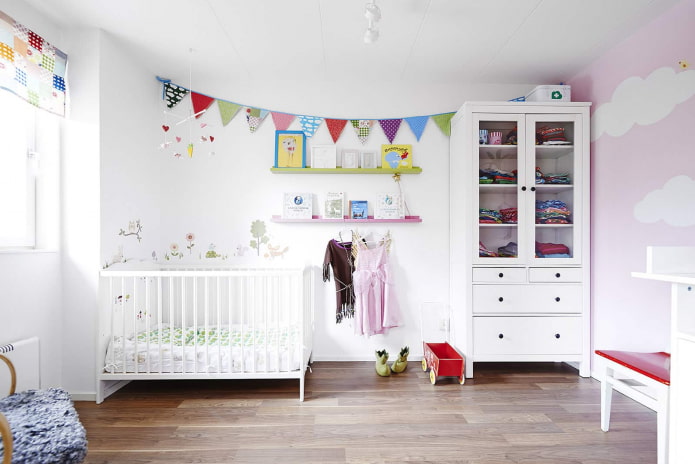 chambre d'enfant lumineuse