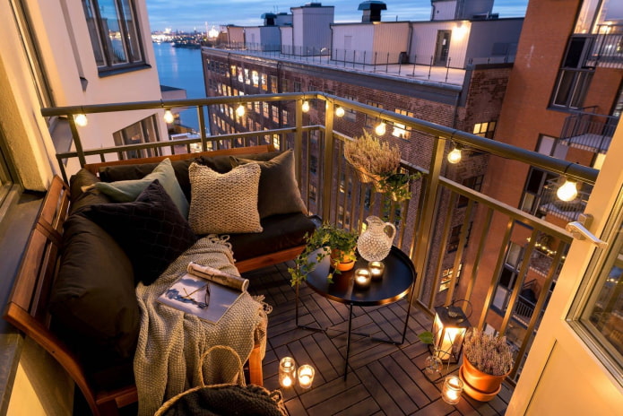 guirlande pour le balcon