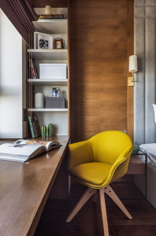 aménagement d'un bureau dans la chambre