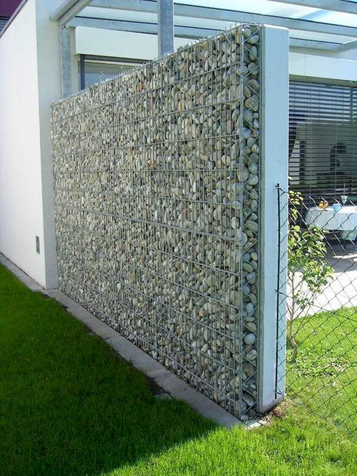 cloison en gabions