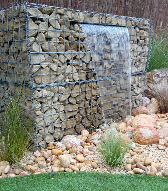 cascade de gabions