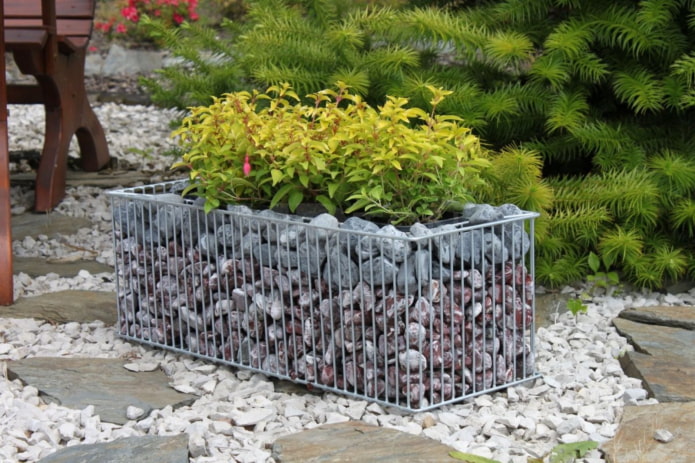 parterre de gabions