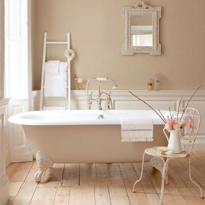 Salle de bain shabby chic