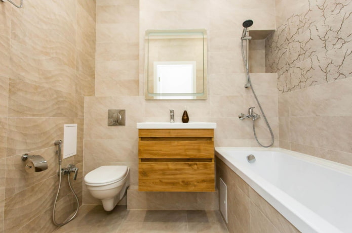 salle de bain beige