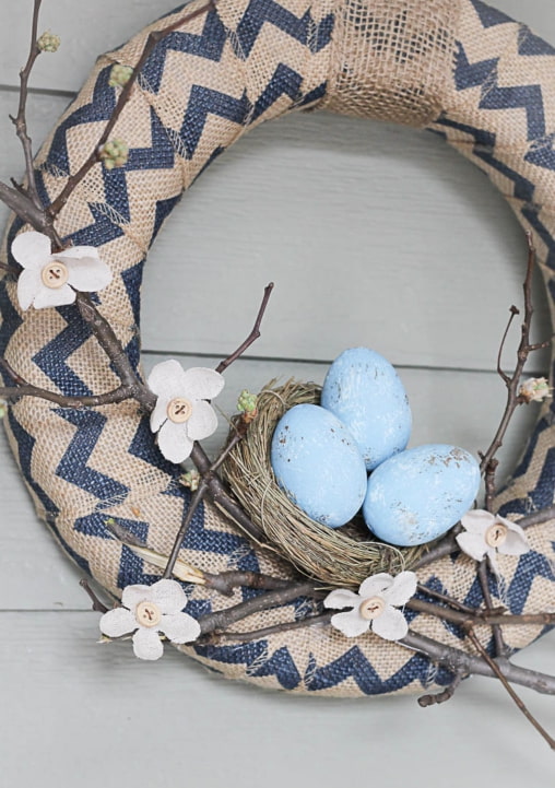 Burlap wreath