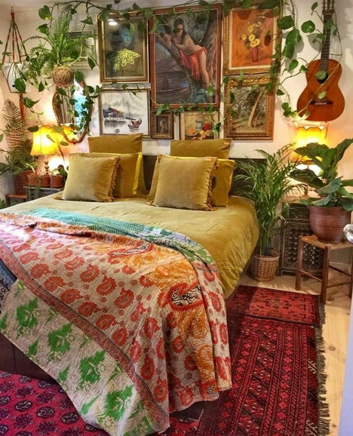 chambre bohème couleur