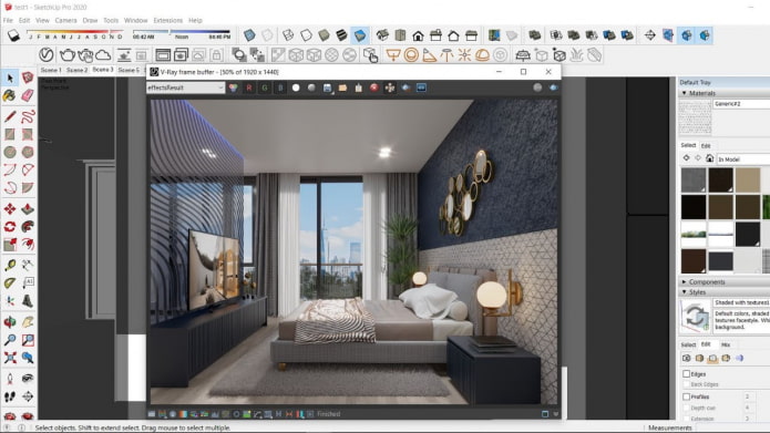 capture d'écran de SketchUp