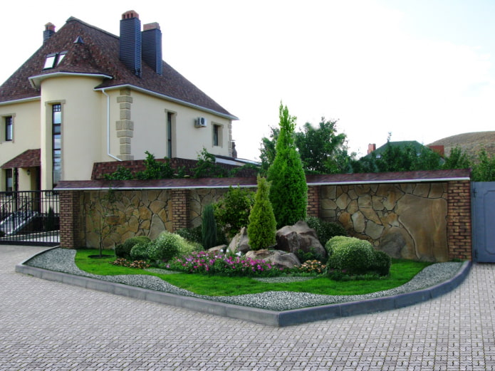 zone d'entrée d'une maison de campagne