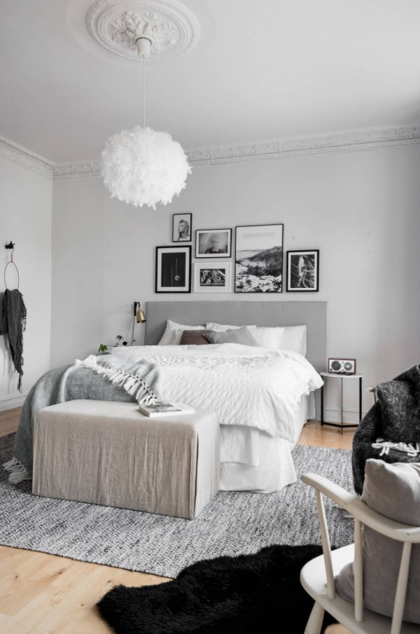 chambre de style scandinave