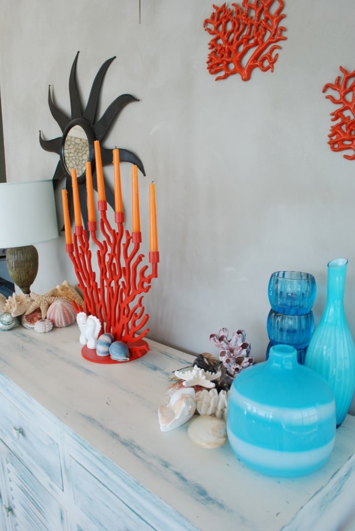 chandelier en forme de corail