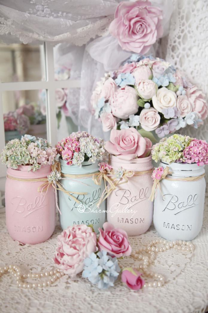 pots shabby chic