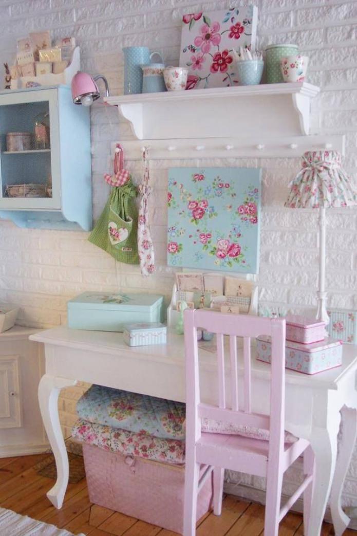 lieu de travail shabby chic