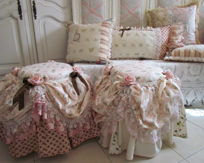 poufs shabby chic