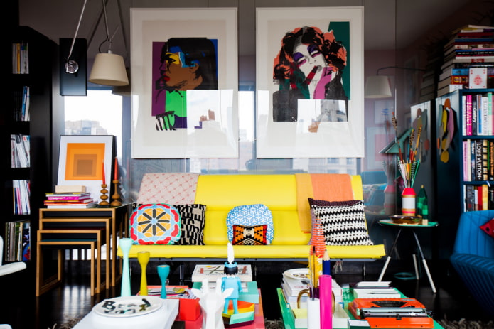 décor dans le style du pop art