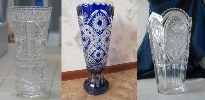 vases en cristal