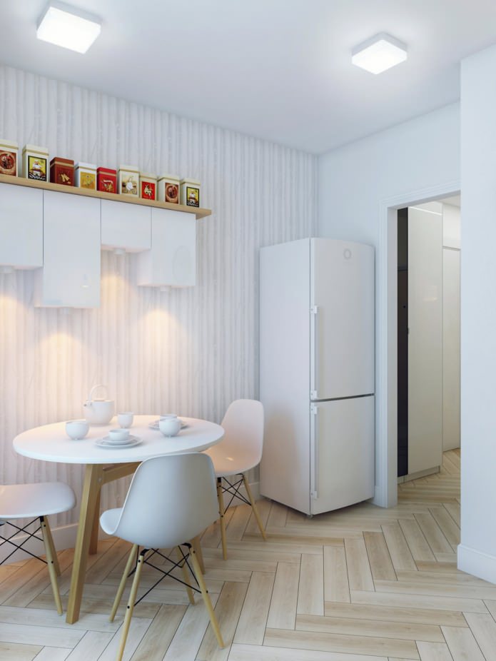 cuisine en appartement design 37 m². m.