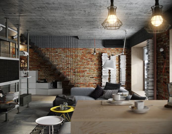 appartement duplex style loft