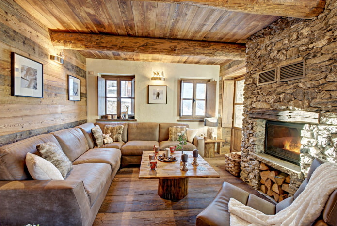 Intérieur de style chalet