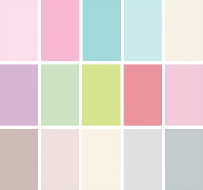 tons pastels