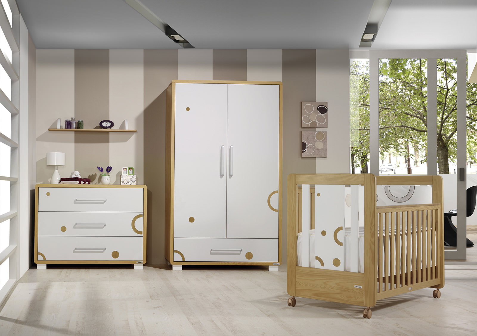 Chambre d'enfant beige