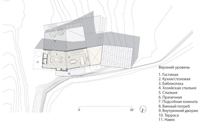 aménagement de la maison avec vue sur l'océan