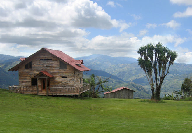 bahay sa gilid ng bundok